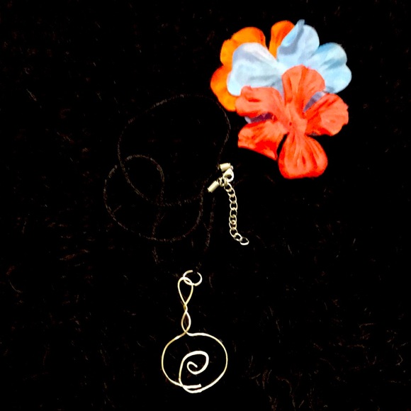 Silver Tone Wire Charm Necklace - Picture 2 of 14